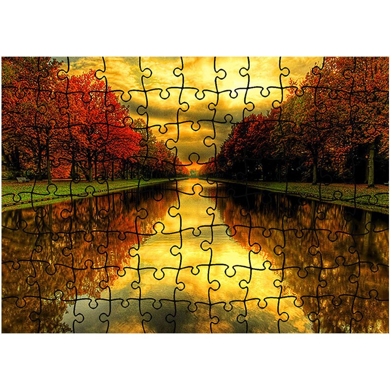 Puzzle Heartwork 96 piese, Capat de perspectiva, Peisaje, Latime 40,5 cm x Inaltime 28,7 cm