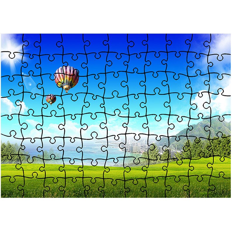 Puzzle Heartwork 96 piese, Balon, Peisaje, Latime 40,5 cm x Inaltime 28,7 cm