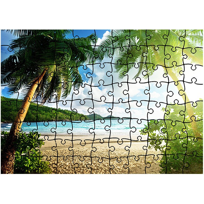 Puzzle Heartwork 96 piese, Palmieri inalti, Peisaje, Latime 40,5 cm x Inaltime 28,7 cm