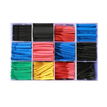 Set de 560 bucati tub termocontractabil (shrink tube) 12 marimi, contractie 2 la 1 Set de 560 bucati tub termocontractabil (shrink tube) 12 marimi, contractie 2 la 1