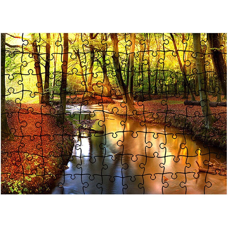 Puzzle Heartwork 96 piese, Parau, Peisaje, Latime 40,5 cm x Inaltime 28,7 cm