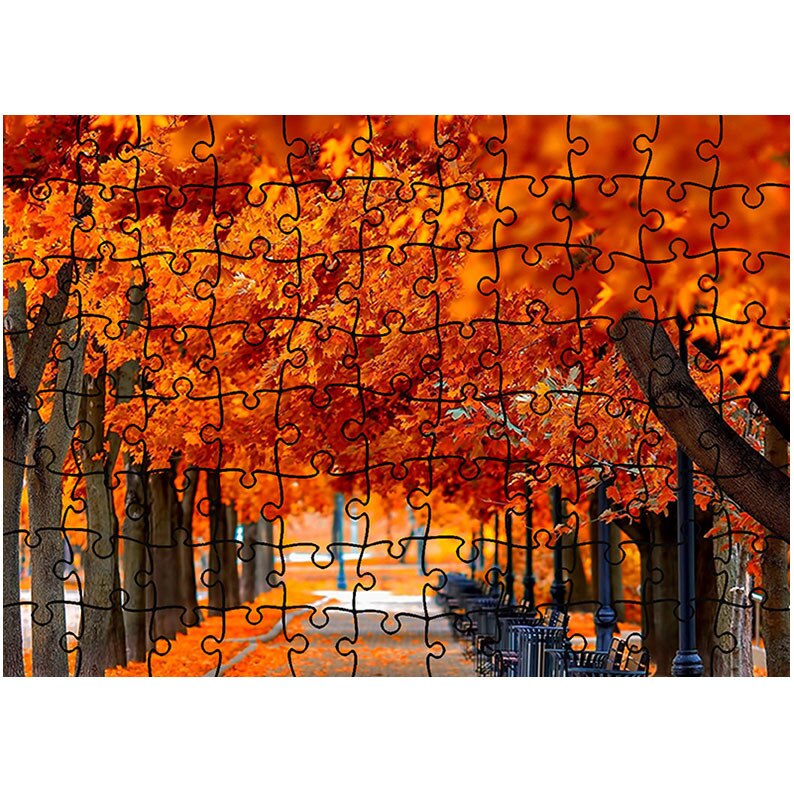 Puzzle Heartwork 96 piese, Parc boem, Peisaje, Latime 40,5 cm x Inaltime 28,7 cm