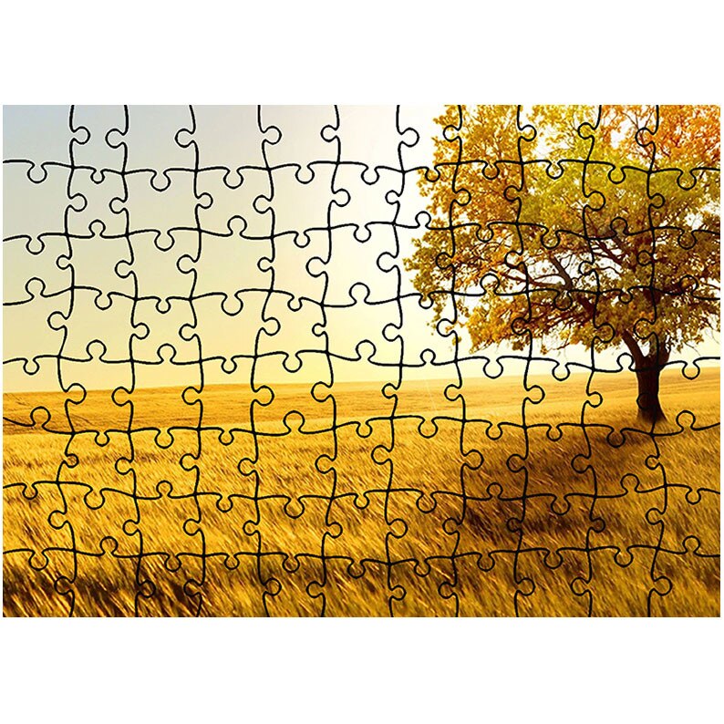 Puzzle Heartwork 96 piese, Copac in umbra, Peisaje, Latime 40,5 cm x Inaltime 28,7 cm