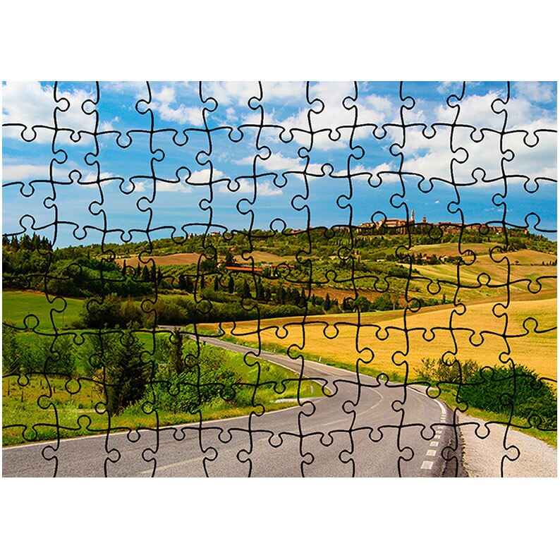 Puzzle Heartwork 96 piese, Drum national, Peisaje, Latime 40,5 cm x Inaltime 28,7 cm