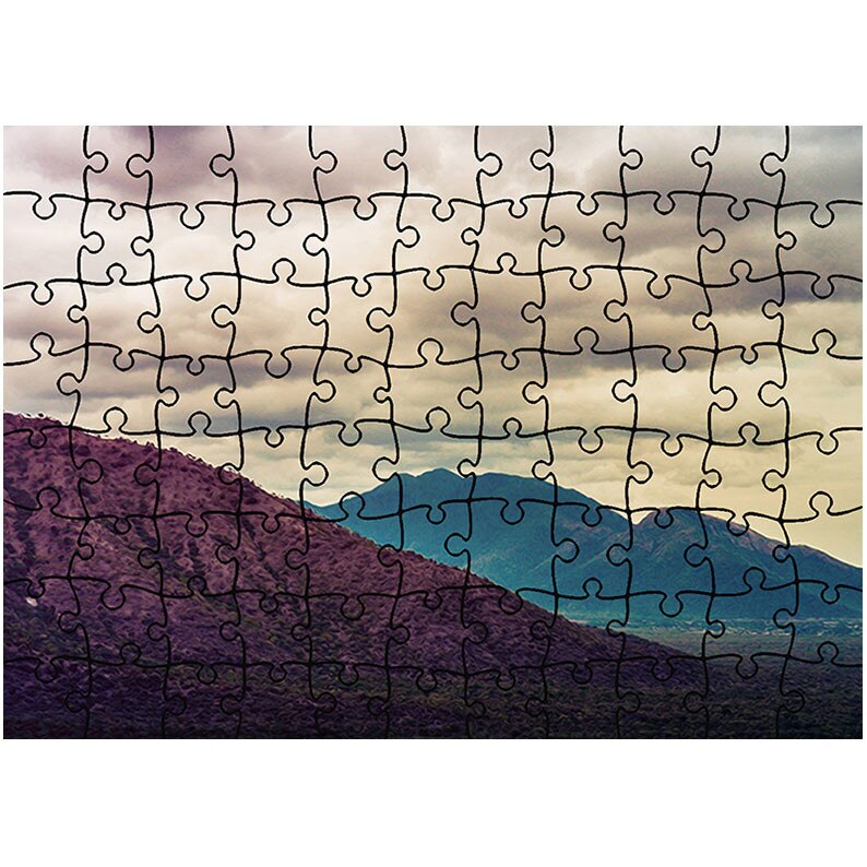 Puzzle Heartwork 96 piese, Violet, Peisaje, Latime 40,5 cm x Inaltime 28,7 cm