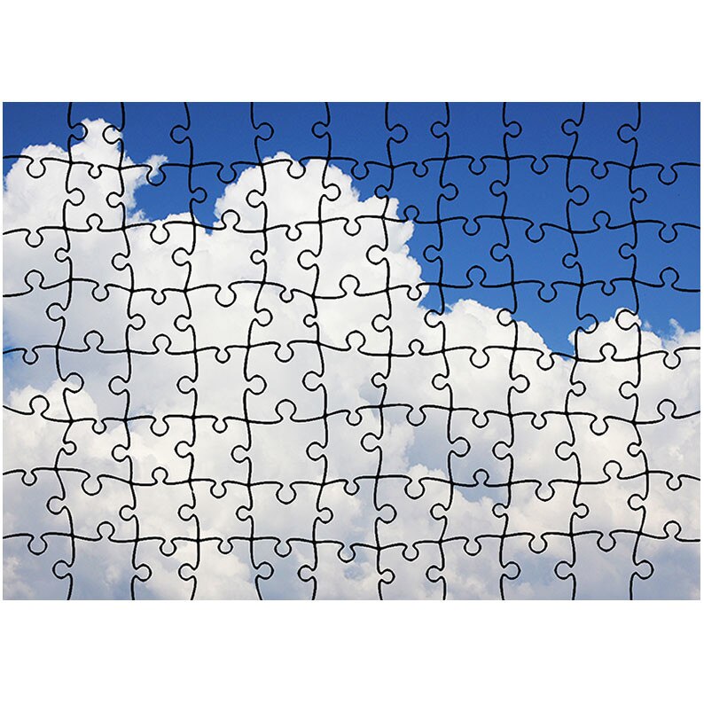 Puzzle Heartwork 96 piese, Nori pufosi, Peisaje, Latime 40,5 cm x Inaltime 28,7 cm