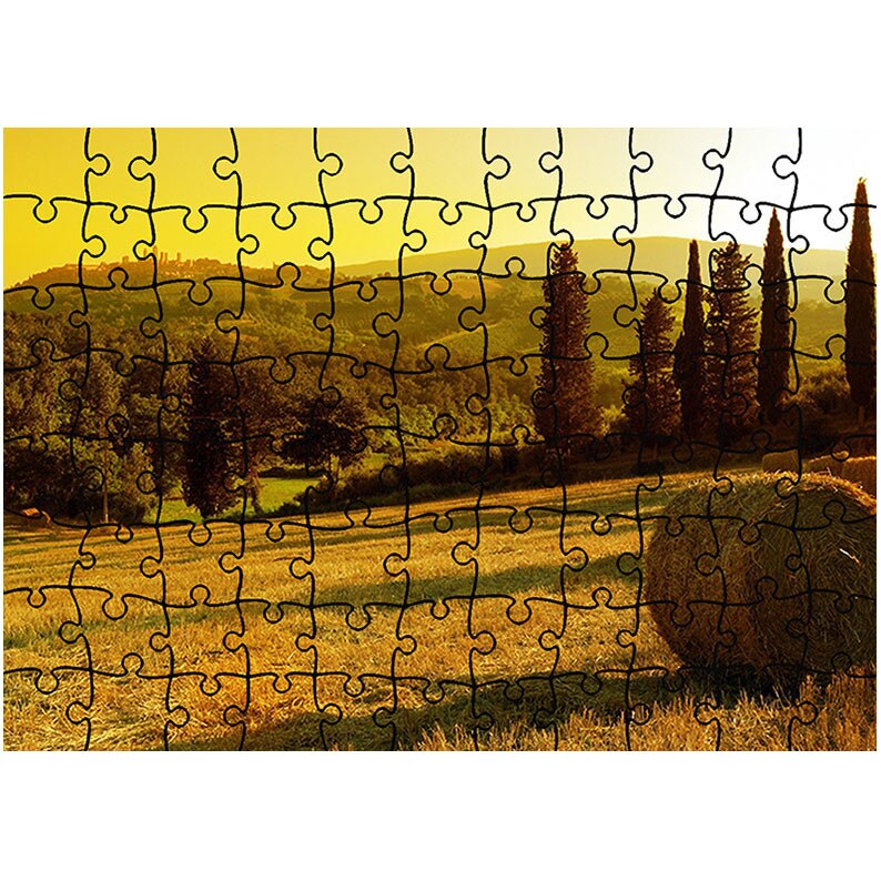 Puzzle Heartwork 96 piese, Baloti de fan, Peisaje, Latime 40,5 cm x Inaltime 28,7 cm