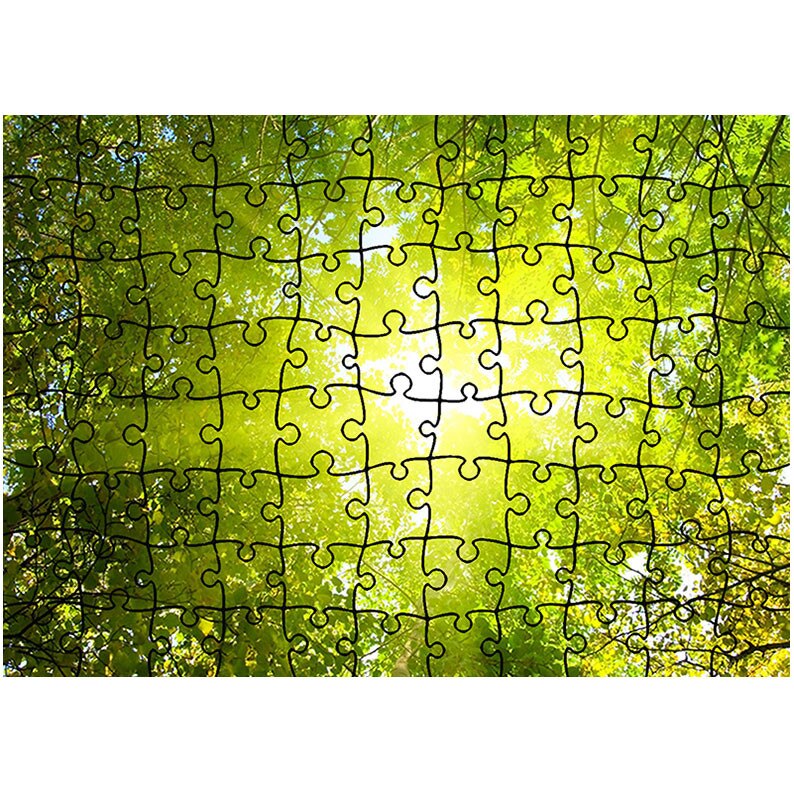 Puzzle Heartwork 96 piese, Raze de soare, Peisaje, Latime 40,5 cm x Inaltime 28,7 cm