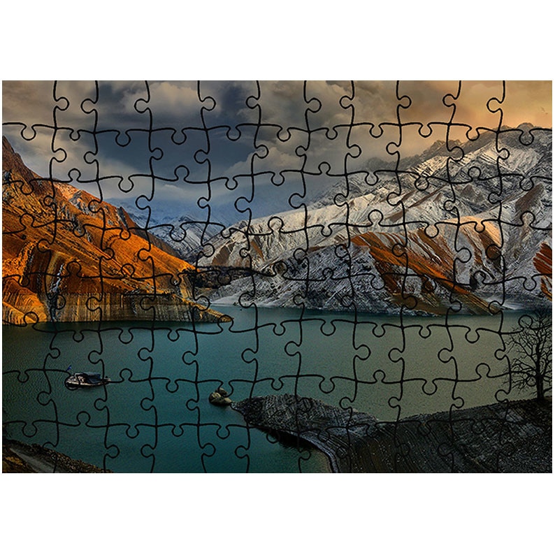 Puzzle Heartwork 96 piese, In port, Peisaje, Latime 40,5 cm x Inaltime 28,7 cm