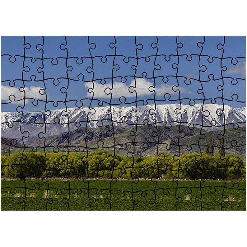 Puzzle Heartwork 96 piese, Creasta muntilor, Peisaje, Latime 40,5 cm x Inaltime 28,7 cm