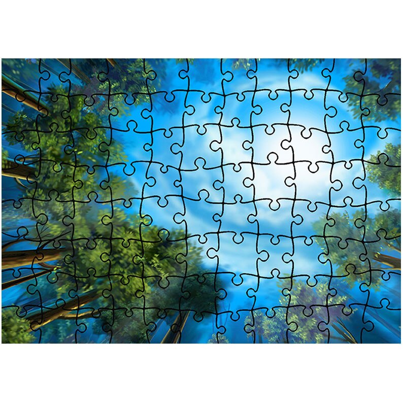 Puzzle Heartwork 96 piese, Triunghiul bermudelor, Peisaje, Latime 40,5 cm x Inaltime 28,7 cm