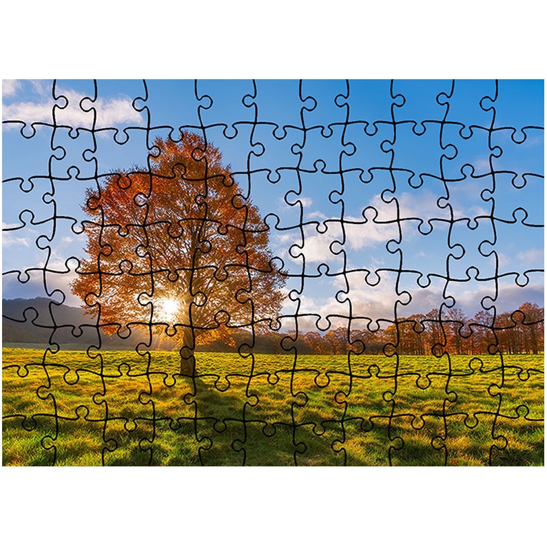 Puzzle Heartwork 96 piese, Dupa copac, Peisaje, Latime 40,5 cm x Inaltime 28,7 cm