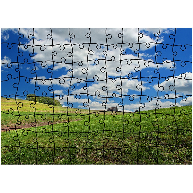 Puzzle Heartwork 96 piese, Nori rasleti, Peisaje, Latime 40,5 cm x Inaltime 28,7 cm