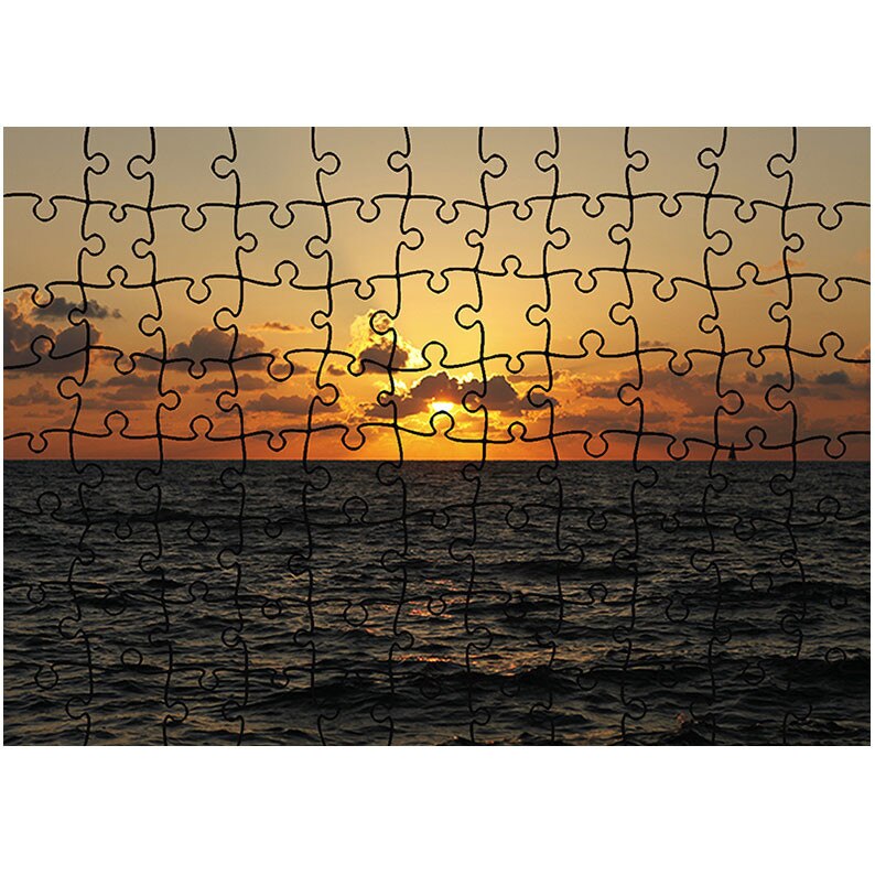 Puzzle Heartwork 96 piese, Aproape noapte, Peisaje, Latime 40,5 cm x Inaltime 28,7 cm