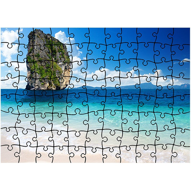 Puzzle Heartwork 96 piese, Stanca in mare, Peisaje, Latime 40,5 cm x Inaltime 28,7 cm