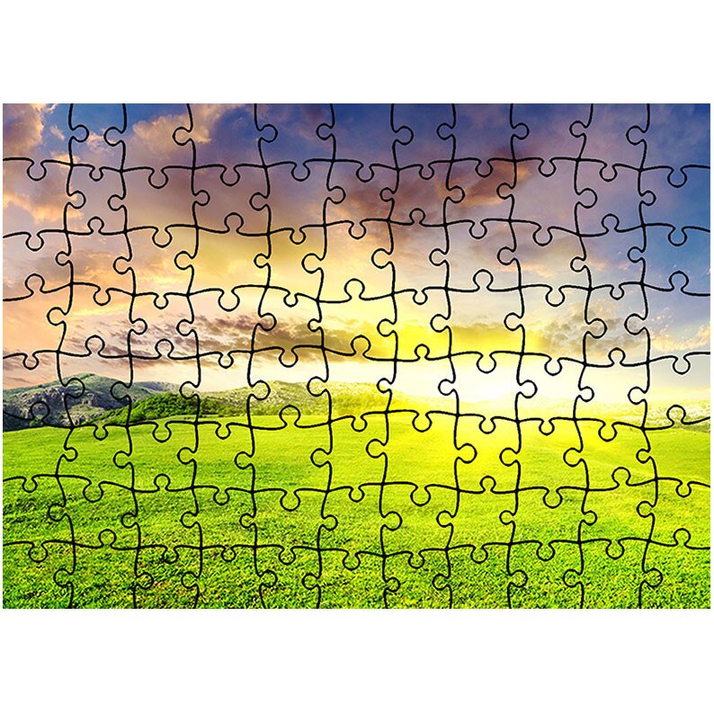 Puzzle Heartwork 96 piese, Campie perfecta, Peisaje, Latime 40,5 cm x Inaltime 28,7 cm