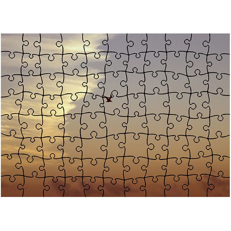 Puzzle Heartwork 96 piese, Pasare in zbor, Peisaje, Latime 40,5 cm x Inaltime 28,7 cm