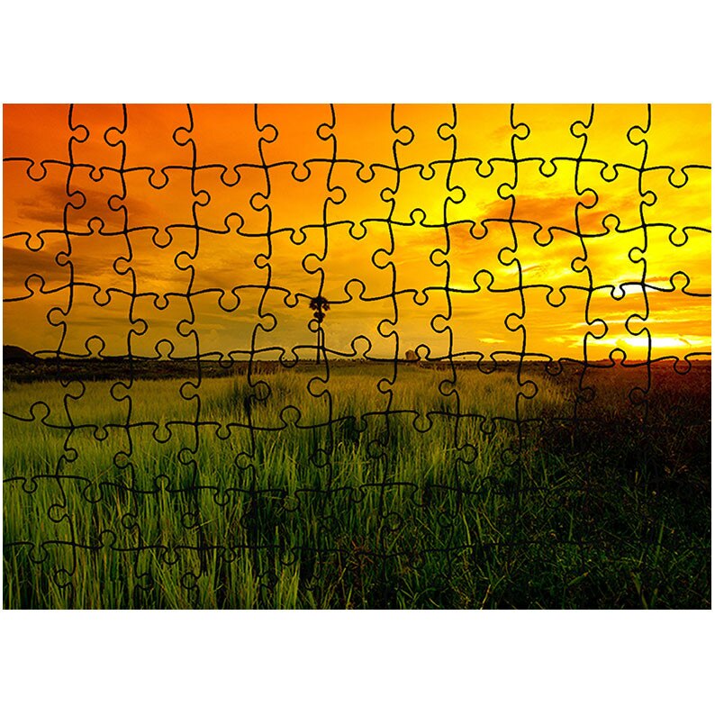 Puzzle Heartwork 96 piese, Apus superb, Peisaje, Latime 40,5 cm x Inaltime 28,7 cm
