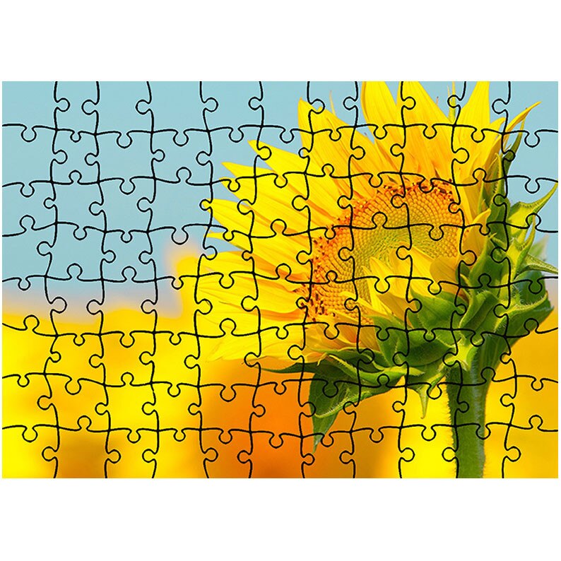 Puzzle Heartwork 96 piese, Pui de floarea soarelui, Peisaje, Latime 40,5 cm x Inaltime 28,7 cm