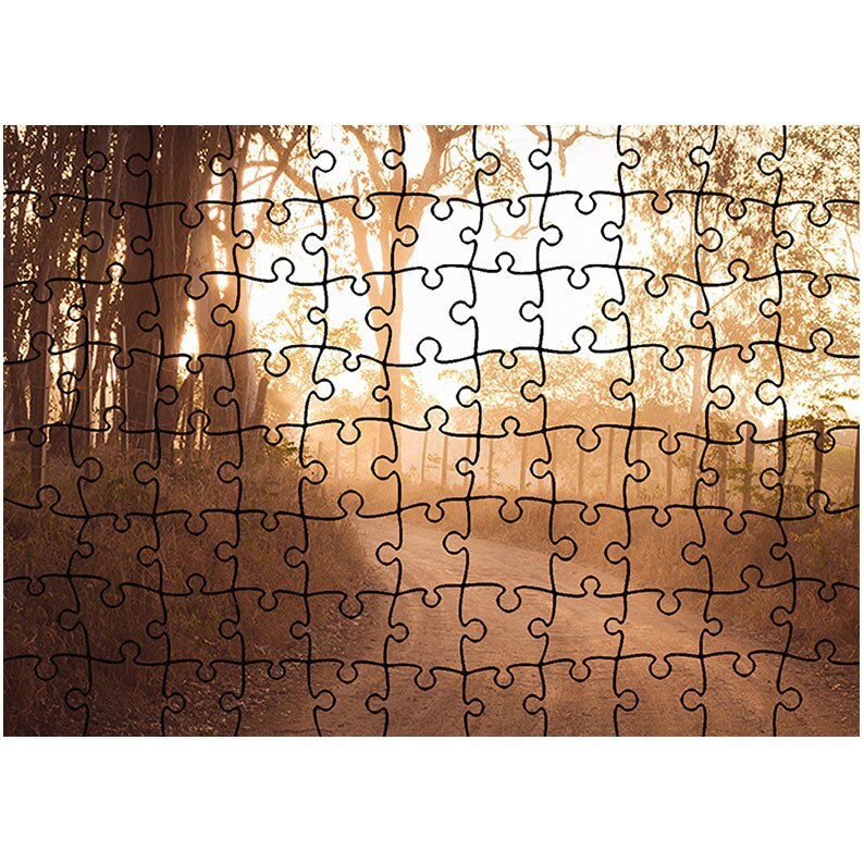 Puzzle Heartwork 96 piese, Drum de tara, Peisaje, Latime 40,5 cm x Inaltime 28,7 cm