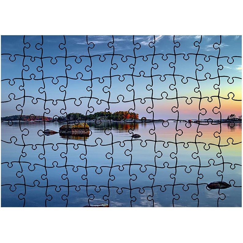 Puzzle Heartwork 96 piese, Stanci pe lac, Peisaje, Latime 40,5 cm x Inaltime 28,7 cm