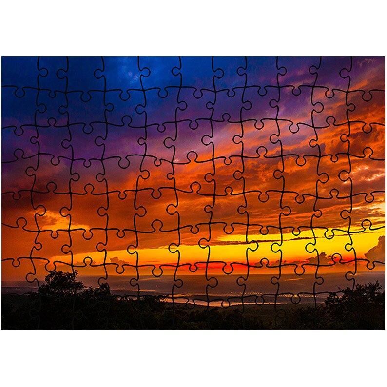 Puzzle Heartwork 96 piese, Culori la apus, Peisaje, Latime 40,5 cm x Inaltime 28,7 cm