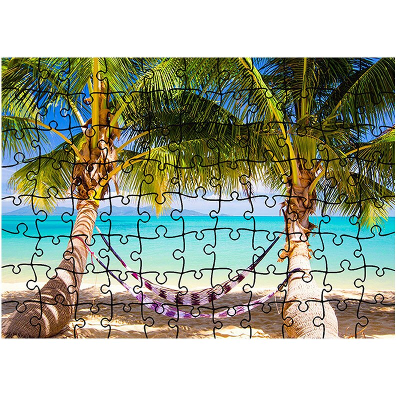 Puzzle Heartwork 96 piese, Hamac, Peisaje, Latime 40,5 cm x Inaltime 28,7 cm