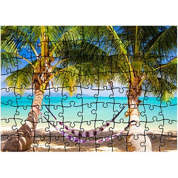 Puzzle Heartwork 96 piese, Hamac, Peisaje, Latime 40,5 cm x Inaltime 28,7 cm Puzzle Heartwork 96 piese, Hamac, Peisaje, Latime 40,5 cm x Inaltime 28,7 cm