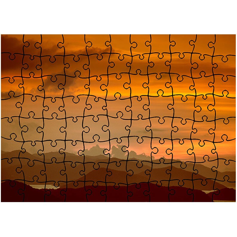 Puzzle Heartwork 96 piese, Amurg, Peisaje, Latime 40,5 cm x Inaltime 28,7 cm