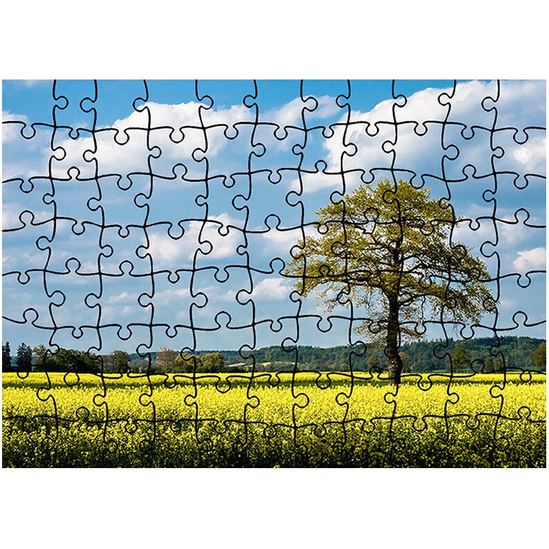 Puzzle Heartwork 96 piese, Copac batran, Peisaje, Latime 40,5 cm x Inaltime 28,7 cm
