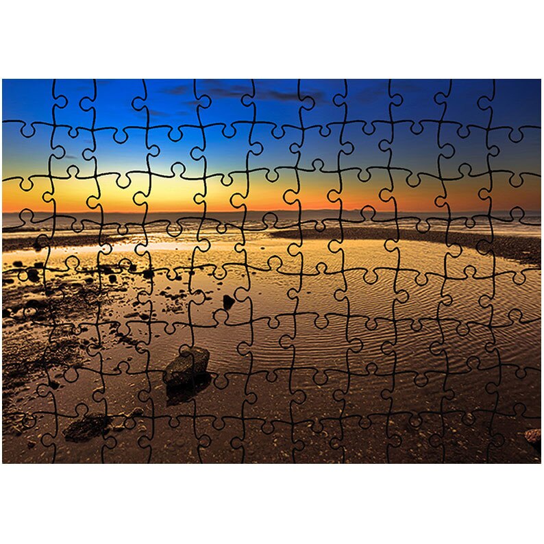 Puzzle Heartwork 96 piese, Plaja imensa, Peisaje, Latime 40,5 cm x Inaltime 28,7 cm
