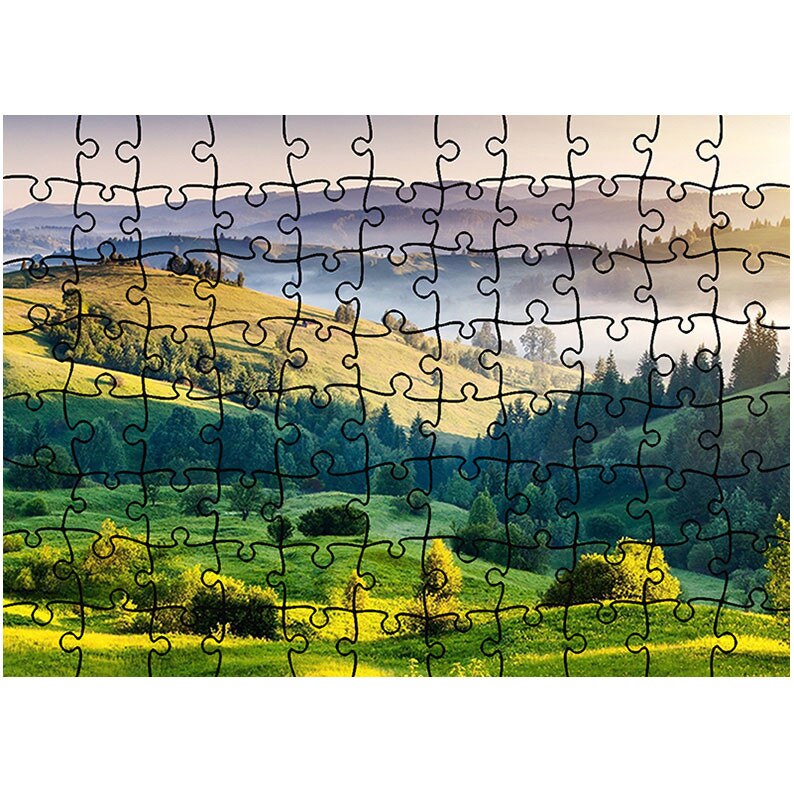Puzzle Heartwork 96 piese, Depresiuni, Peisaje, Latime 40,5 cm x Inaltime 28,7 cm