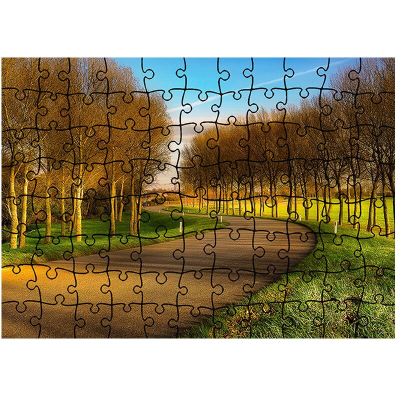 Puzzle Heartwork 96 piese, Drum printre puieti, Peisaje, Latime 40,5 cm x Inaltime 28,7 cm