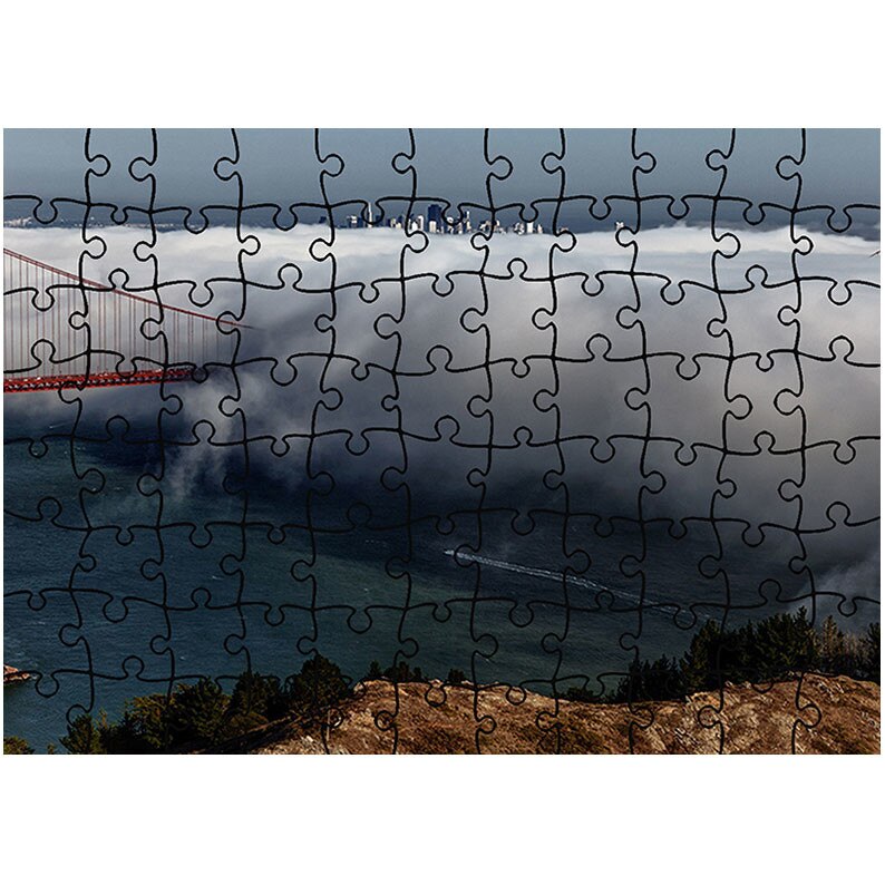 Puzzle Heartwork 96 piese, Pod in nori, Peisaje, Latime 40,5 cm x Inaltime 28,7 cm