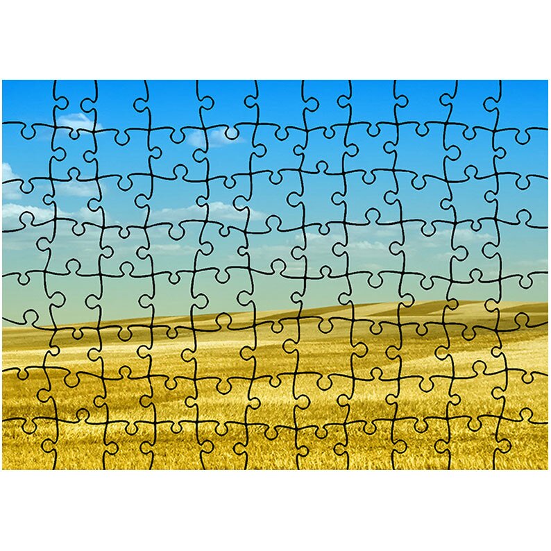 Puzzle Heartwork 96 piese, Peisaj galben, Peisaje, Latime 40,5 cm x Inaltime 28,7 cm