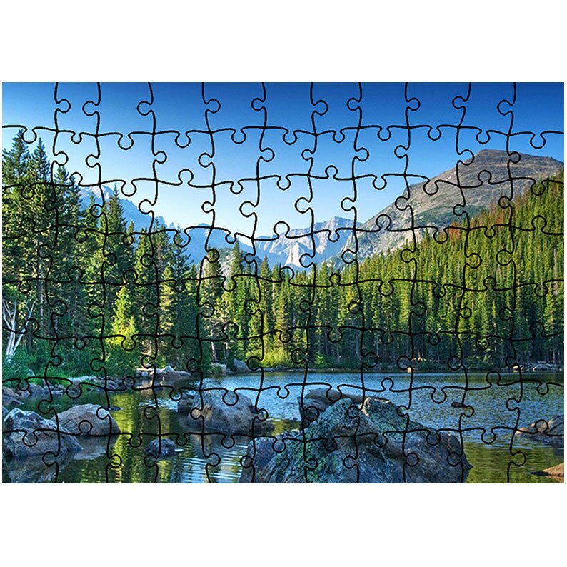 Puzzle Heartwork 96 piese, Norvegia, Peisaje, Latime 40,5 cm x Inaltime 28,7 cm