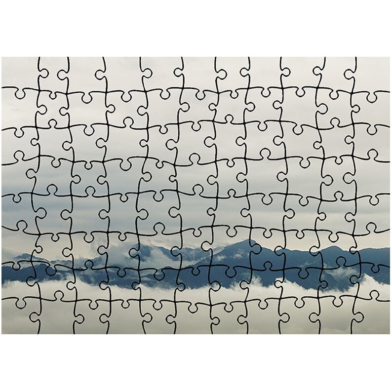 Puzzle Heartwork 96 piese, Creste peste nori, Peisaje, Latime 40,5 cm x Inaltime 28,7 cm