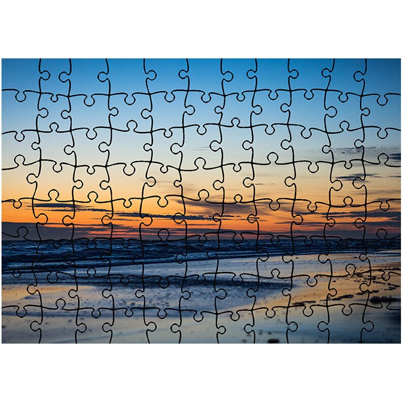 Puzzle Heartwork 96 piese, Plaja pustie, Peisaje, Latime 40,5 cm x Inaltime 28,7 cm