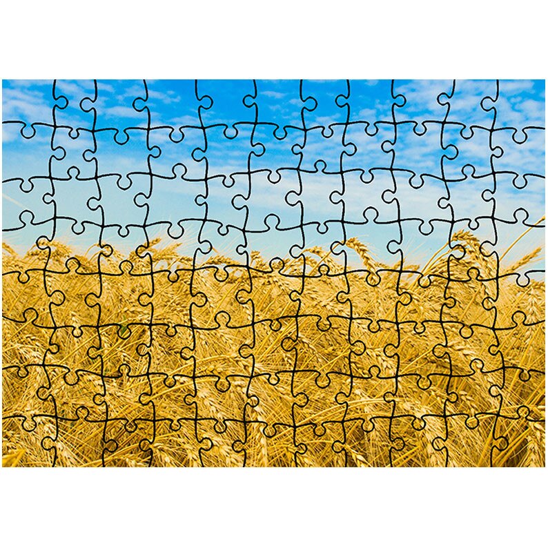 Puzzle Heartwork 96 piese, Campie cu grau, Peisaje, Latime 40,5 cm x Inaltime 28,7 cm