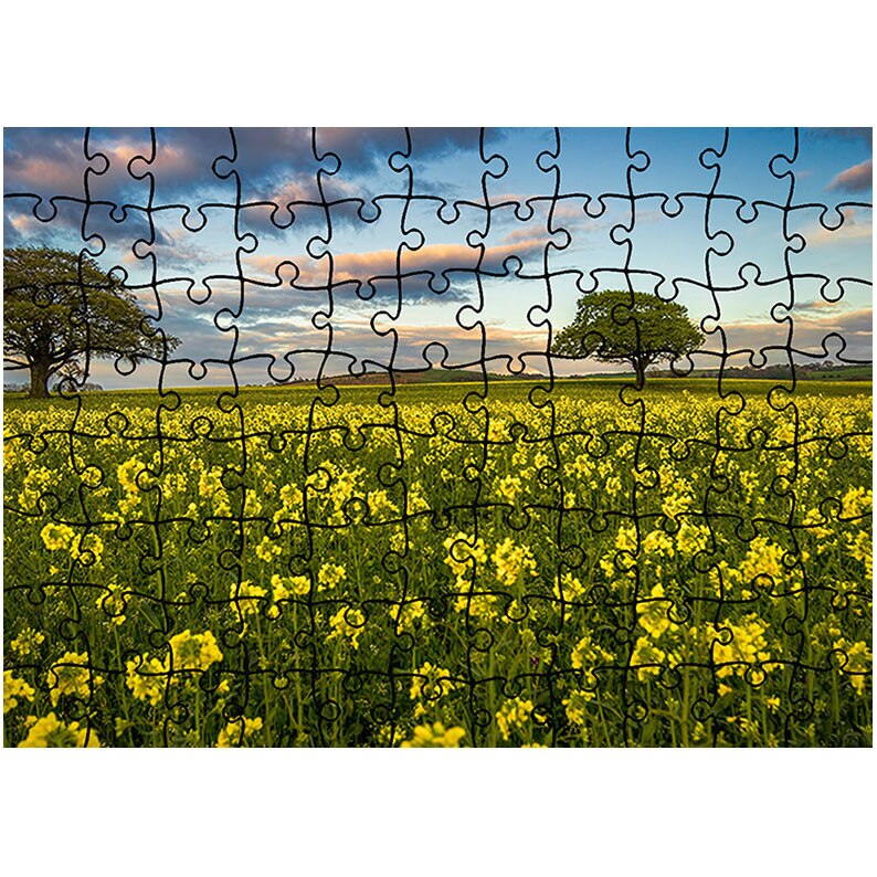 Puzzle Heartwork 96 piese, Flori si copaci, Peisaje, Latime 40,5 cm x Inaltime 28,7 cm