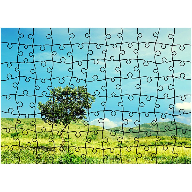 Puzzle Heartwork 96 piese, Totul este verde, Peisaje, Latime 40,5 cm x Inaltime 28,7 cm