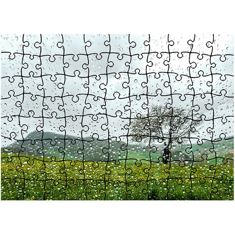 Puzzle Heartwork 96 piese, Dupa ploaie, Latime 40,5 cm x Inaltime 28,7 cm