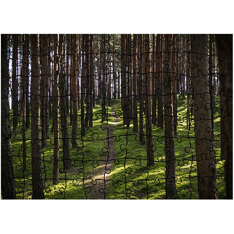 Puzzle Heartwork 96 piese, Poteca, Peisaje, Latime 40,5 cm x Inaltime 28,7 cm