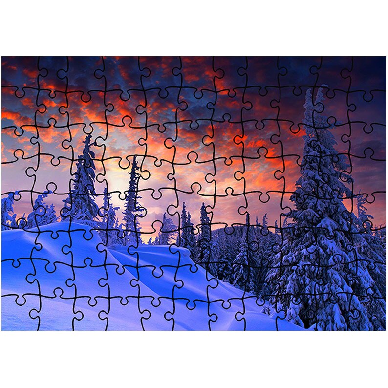 Puzzle Heartwork 96 piese, Rosu cerului, Peisaje, Latime 40,5 cm x Inaltime 28,7 cm