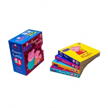 Peppa Pig Peppa's Family Little Library Collection 4 Books Set Peppa Pig Peppa's Family Little Library Collection 4 Books Set