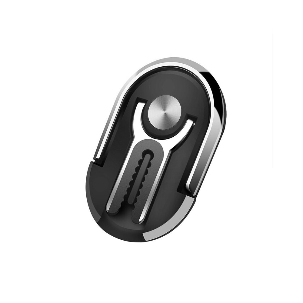 Suport Telefon Bigshot 3 in 1, Prindere Grila, Suport Tip Inel si Suport Birou, Negru