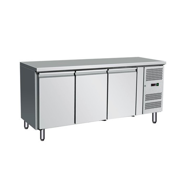 Masa rece, 3 usi, capacitate 465 litri, dimensiuni 1795x700x860mm, 3 ani garantie