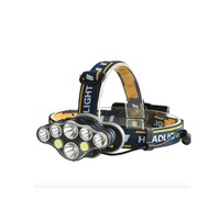 lanterna de cap cu 8 led-uri impermeabila reflection vision 13000 lm lumina albrosie ideala camping ciclism pescuit alergat imagen 22_0_
0