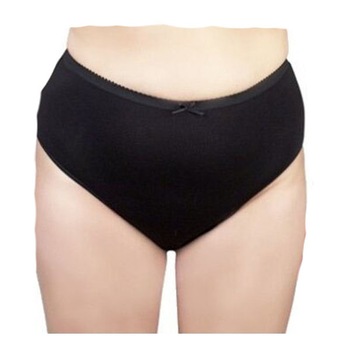 Chilot femei, cu talie inalta, negri 3XL Chilot femei, cu talie inalta, negri 3XL