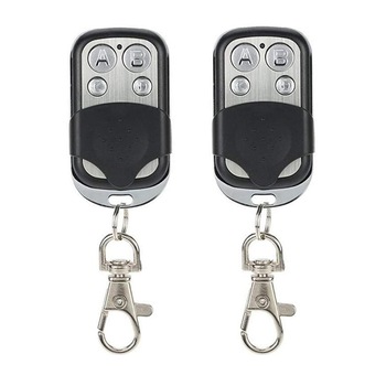 Set de doua telecomenzi programabile pentru usi de garaj, 433mhz, Negru Set de doua telecomenzi programabile pentru usi de garaj, 433mhz, Negru